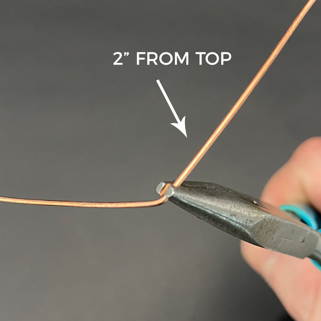 How to make wrapped eye pin wire loop