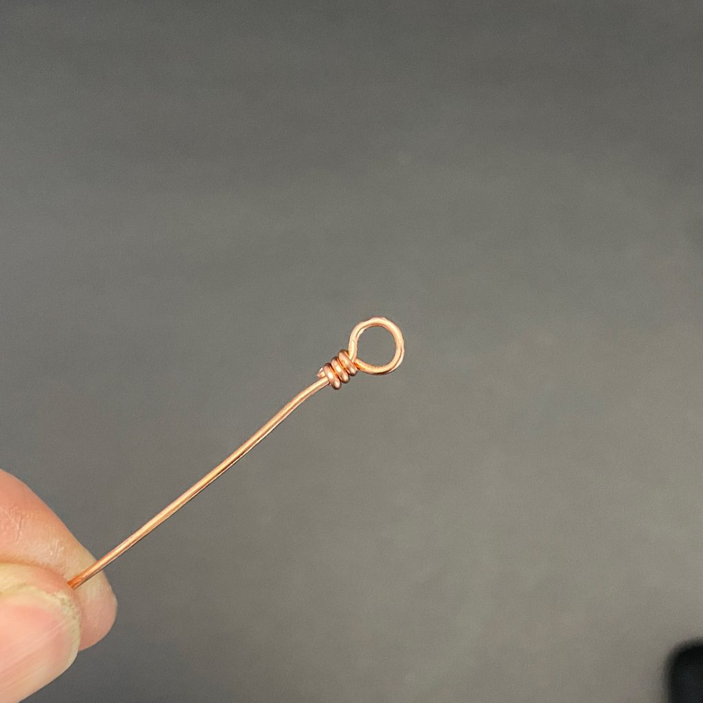 How to Make a Wrapped Eye Pin Wire Pin
