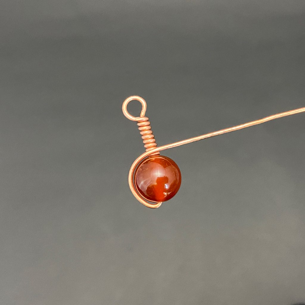 How to wire wrap a bead pendant