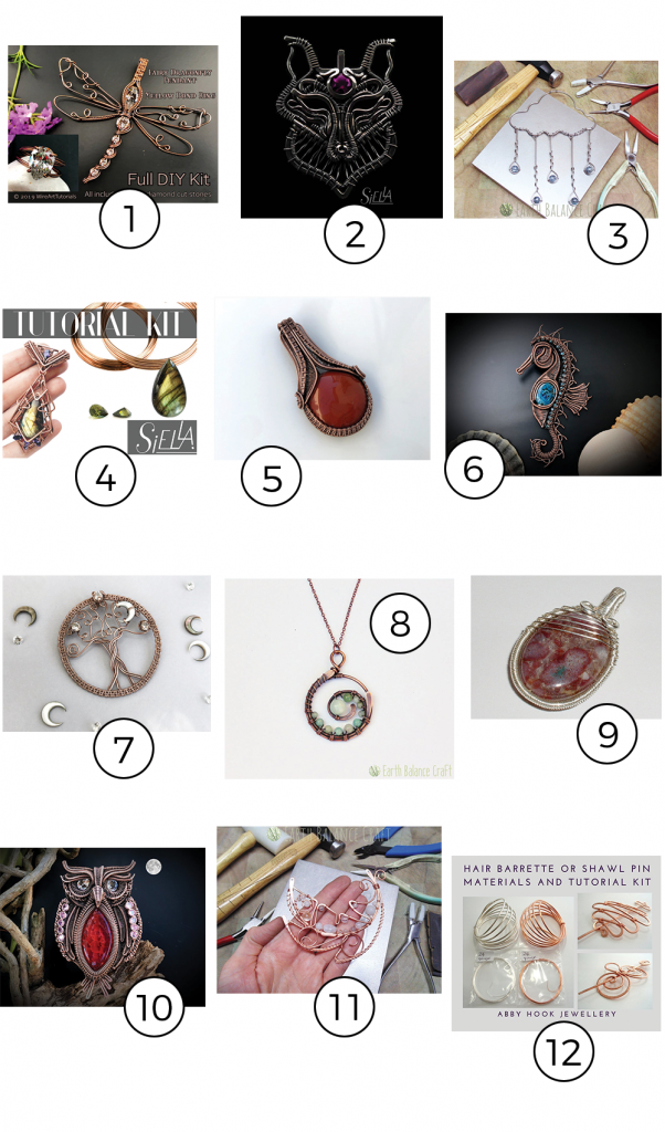  Wire Wrapping for Beginners DIY KIT, Learn Wire Wrap