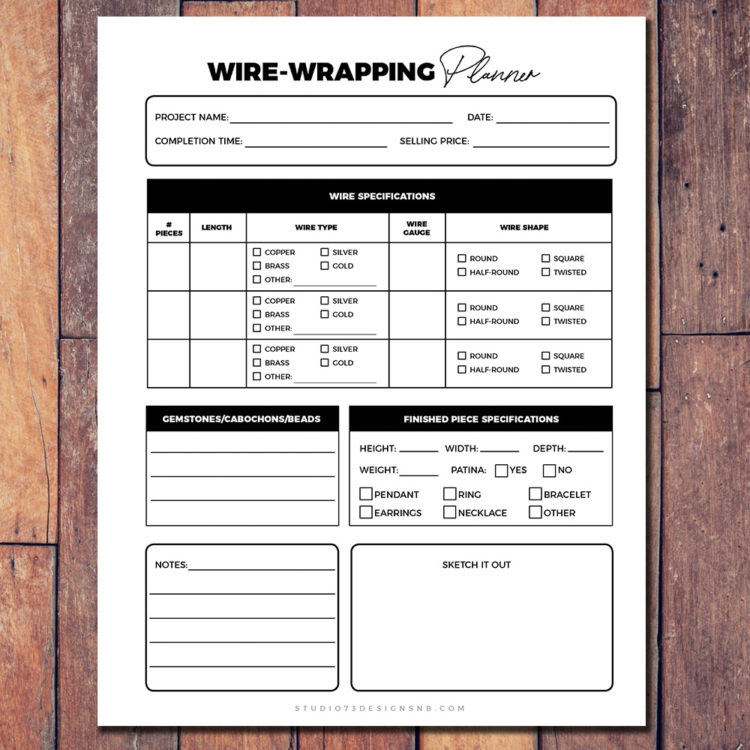 Wire Wrapping Planner