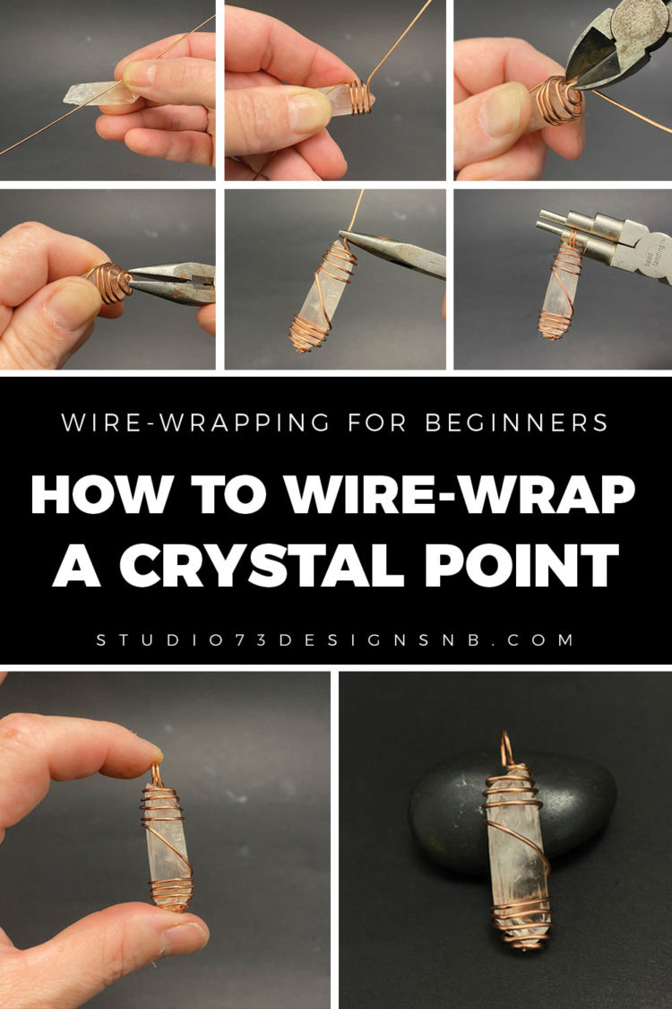 How to Wire-Wrap Crystals [Step by Step] | Studio 73 Designs