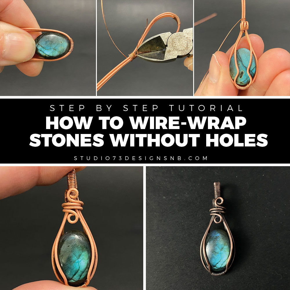 How to WireWrap Stones Without Holes WireWrapping Tutorial for