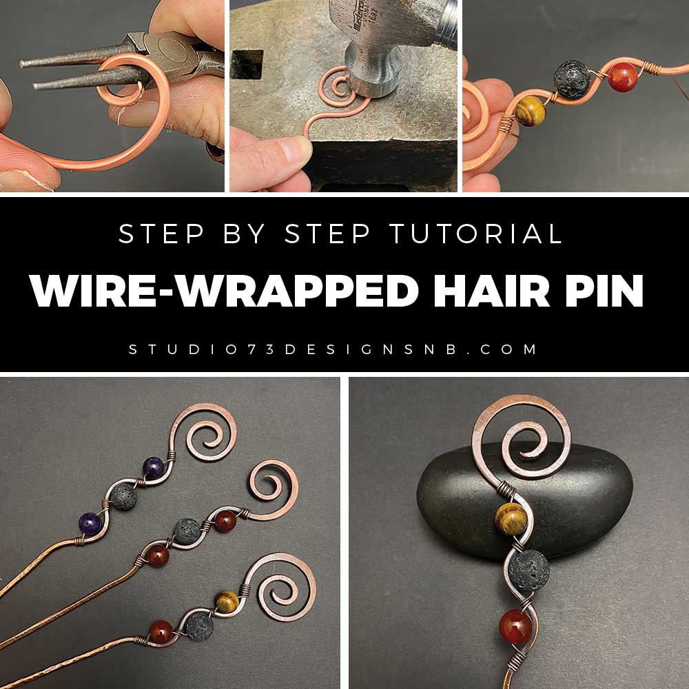 How to Wire-Wrap a Hair Stick Wire-Wrapping Tutorial