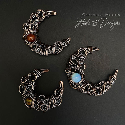 How to Wire Wrap a Crescent Moon Wire Wrapping Tutorial