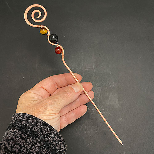 Wire-Wrapping Tutorial Wire Wrapped Hair Stick Tutorial
