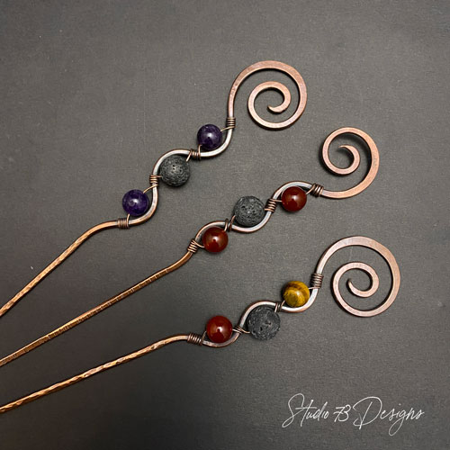 How to Wire Wrap a Hair Stick Wire Wrapping Tutorial