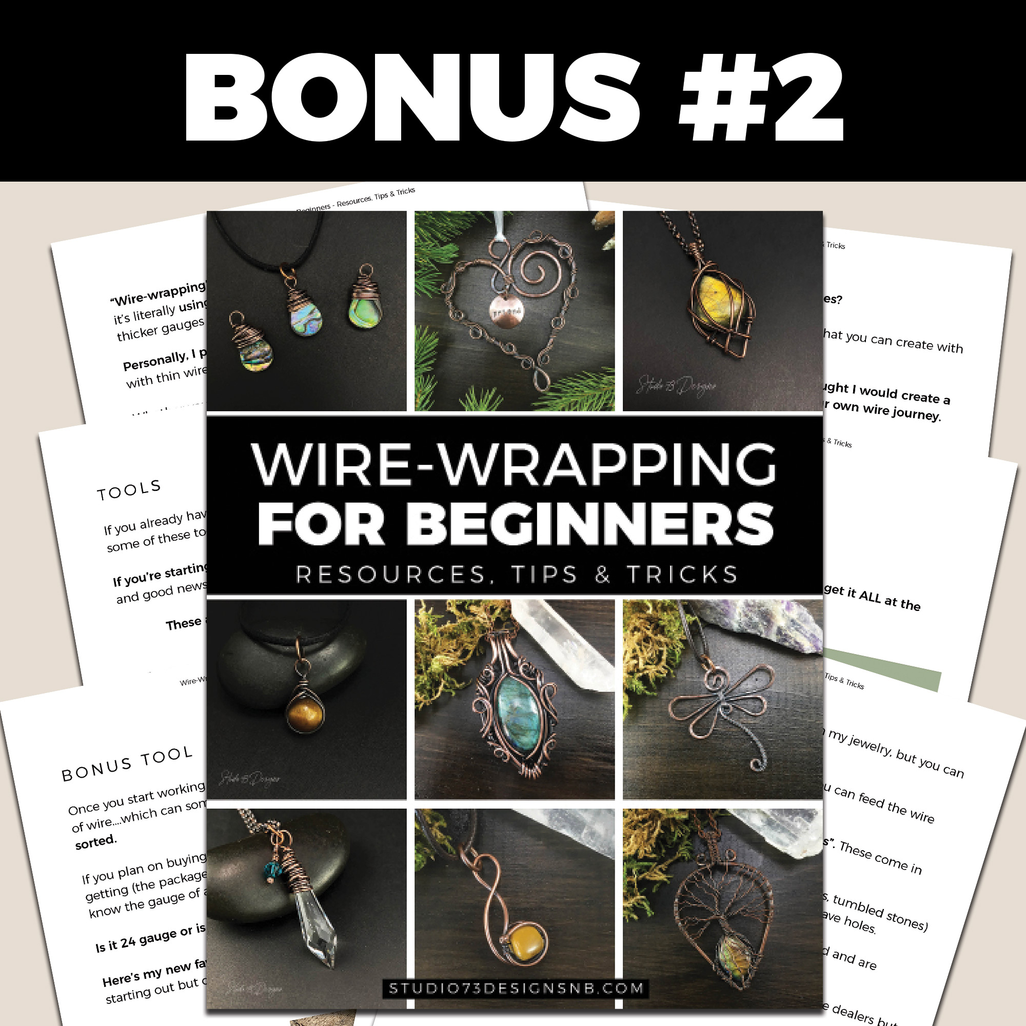 Wire Wrapping for Beginners Tutorial Bundle with FREE BONUSES