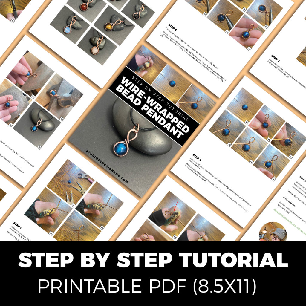 Free Printable Wire Wrapping Patterns.pdf How to Wire-Wrap Beads PRINTABLE Wire Wrapping Tutorial PDF | Studio 73 ...
