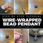 Wire Wrapping Tutorial Bead Pendant