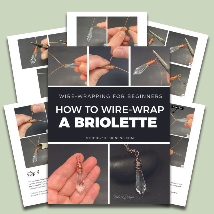 How to wire-wrap a briolette