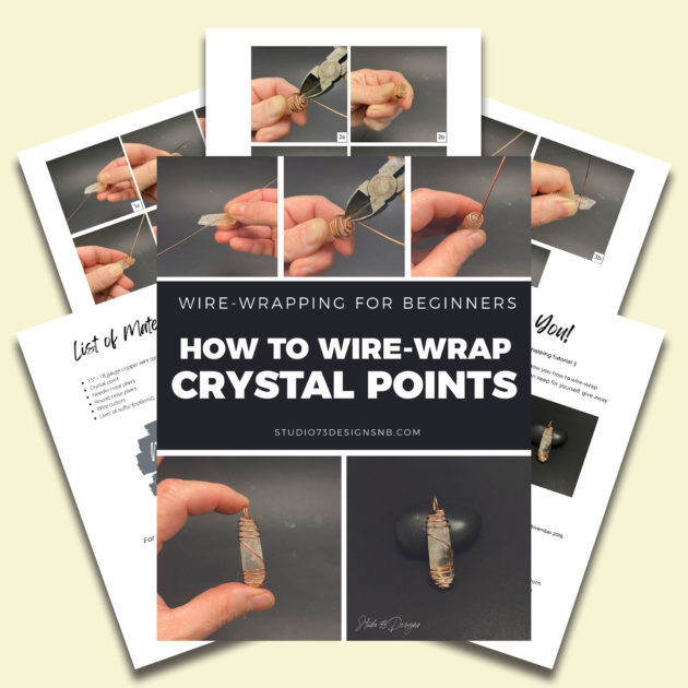 How to wire-wrap crystal points