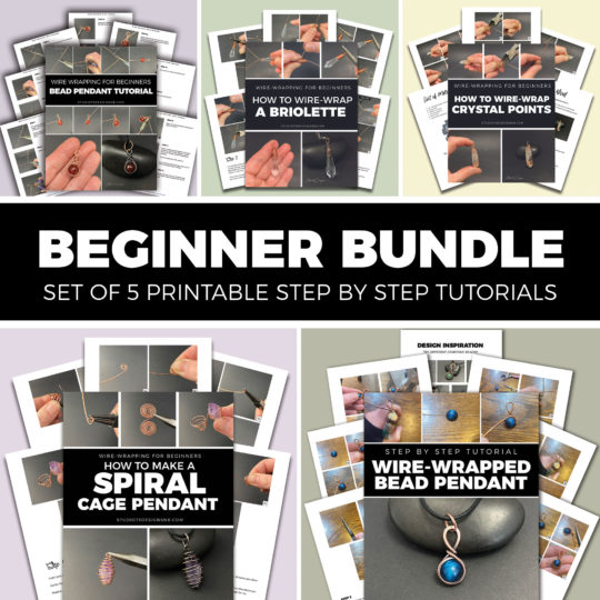 Wire-Wrapped Pendant Tutorial Bundle for Beginners