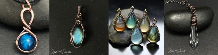 beginner wire wrapping designs