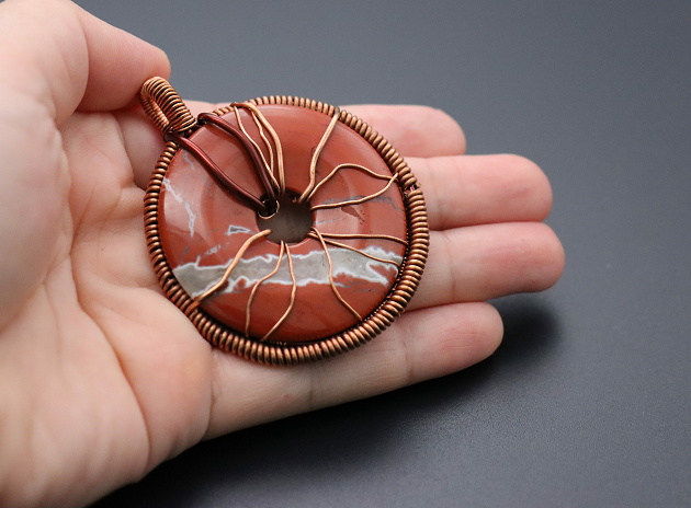 Wire-Wrapping Donut Pendant Tutorials 182