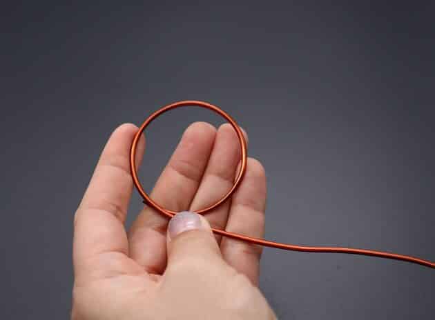 Wire-wrapping Circular Artisan Brown Gemstone Pendant Tutorial 5