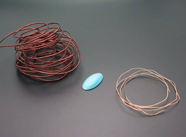 Wire-Wrapping Radiant Oval Turquoise Stone Pendant Tutorial 1
