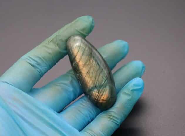 Wire-Wrapping Jumbo Double Labradorite Stone Pendant Tutorial 10