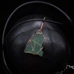 Wire-Wrapping Iceberg Shape Sea Glass Pendant Tutorial 0