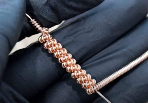 Creating a Tubular Weave Wire Wrapping with Coiled Coil 11