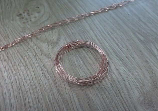How To Make Wire Braid Wire-Wrapping 1