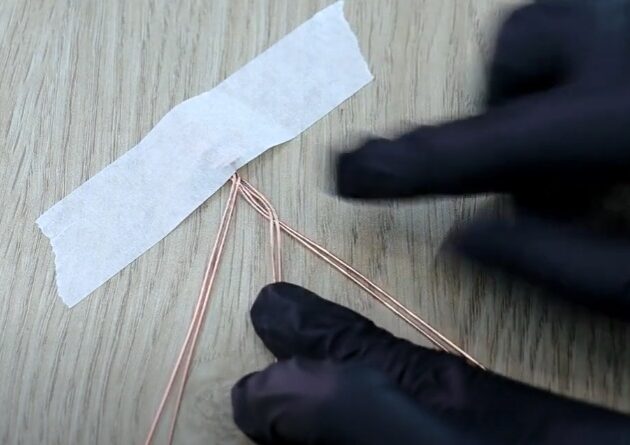 How To Make Wire Braid Wire-Wrapping 12