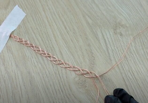 How To Make Wire Braid Wire-Wrapping 17