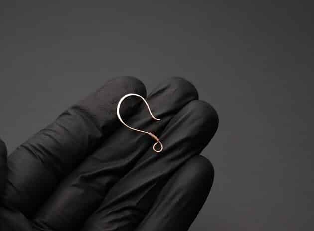 Wire-Wrapping Turquoise Bead Herringbone Weave Earrings Tutorial 51