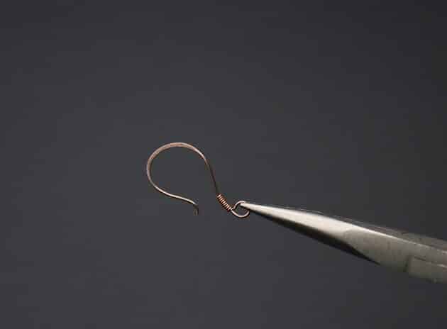 Wire-Wrapping Turquoise Bead Herringbone Weave Earrings Tutorial 52
