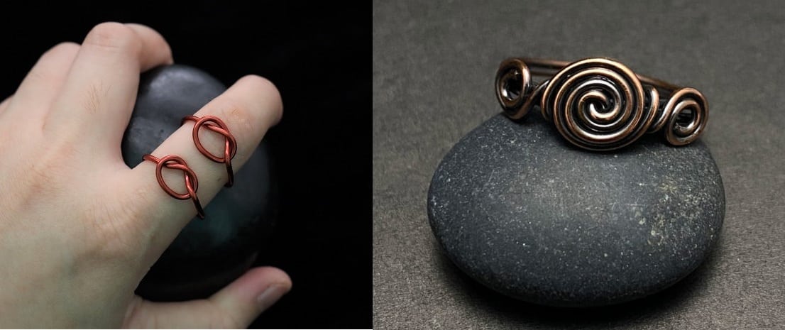 wire wrapping ring comparison