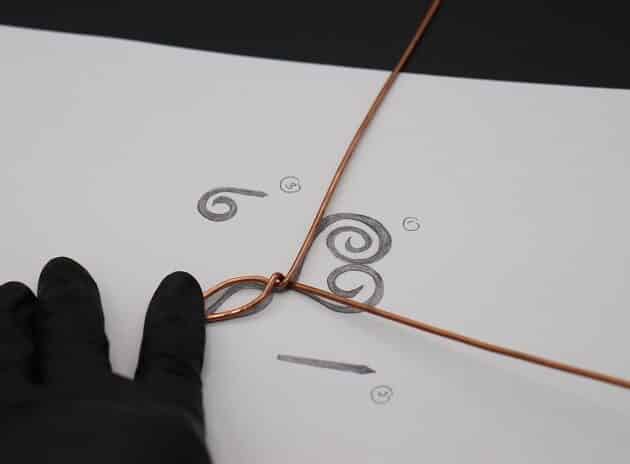 Wire-Wrapping Hand-Hammered Artistic Shawl Pin Tutorial 14