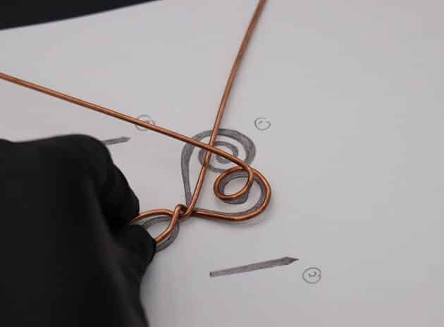 Wire-Wrapping Hand-Hammered Artistic Shawl Pin Tutorial 15
