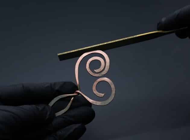 Wire-Wrapping Hand-Hammered Artistic Shawl Pin Tutorial 28