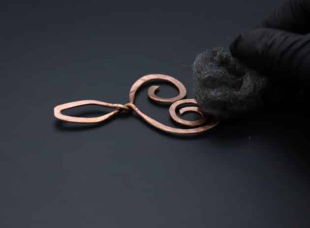 Wire-Wrapping Hand-Hammered Artistic Shawl Pin Tutorial 30