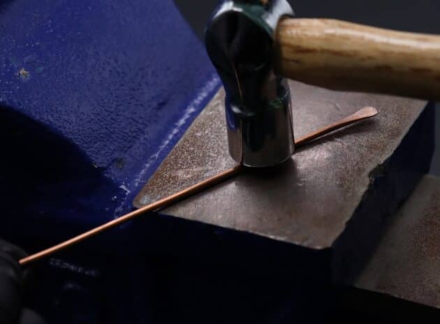 Wire-Wrapping Hand-Hammered Artistic Shawl Pin Tutorial 38