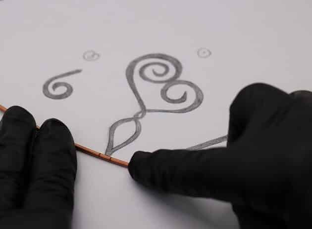 Wire-Wrapping Hand-Hammered Artistic Shawl Pin Tutorial 4