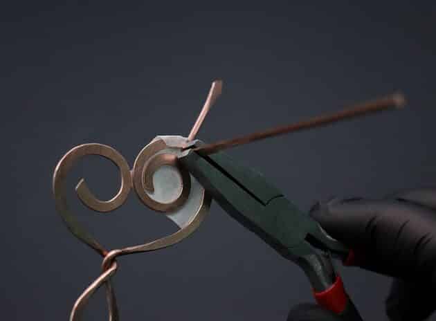 Wire-Wrapping Hand-Hammered Artistic Shawl Pin Tutorial 56