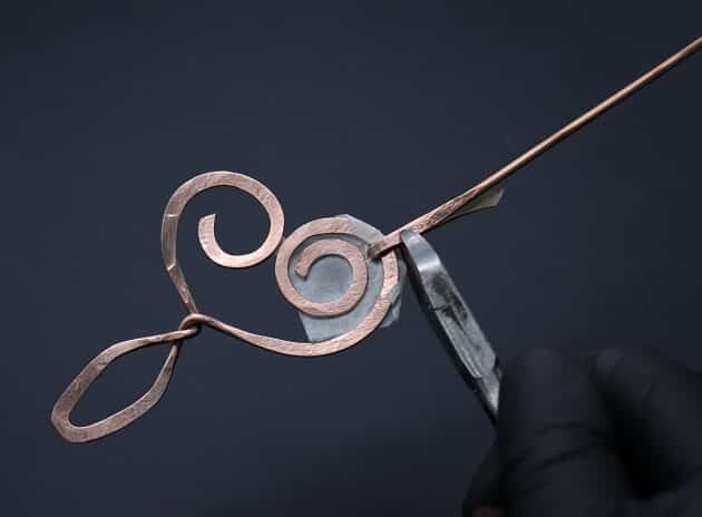 Wire-Wrapping Hand-Hammered Artistic Shawl Pin Tutorial 59