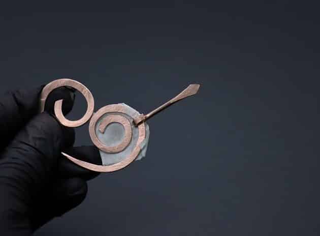 Wire-Wrapping Hand-Hammered Artistic Shawl Pin Tutorial 60
