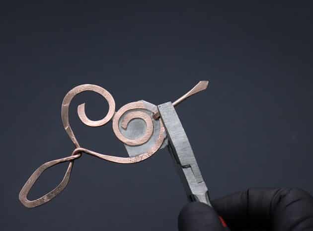 Wire-Wrapping Hand-Hammered Artistic Shawl Pin Tutorial 61