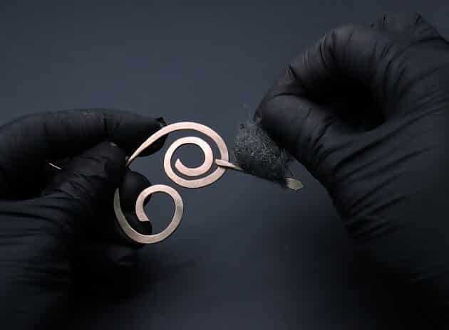 Wire-Wrapping Hand-Hammered Artistic Shawl Pin Tutorial 64
