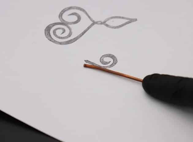 Wire-Wrapping Hand-Hammered Artistic Shawl Pin Tutorial 66