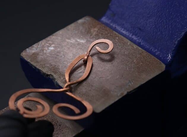 Wire-Wrapping Hand-Hammered Artistic Shawl Pin Tutorial 87