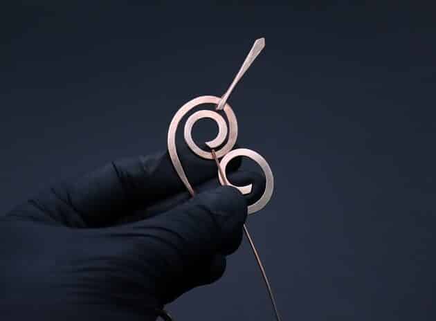 Wire-Wrapping Hand-Hammered Artistic Shawl Pin Tutorial 93