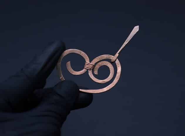 Wire-Wrapping Hand-Hammered Artistic Shawl Pin Tutorial 99