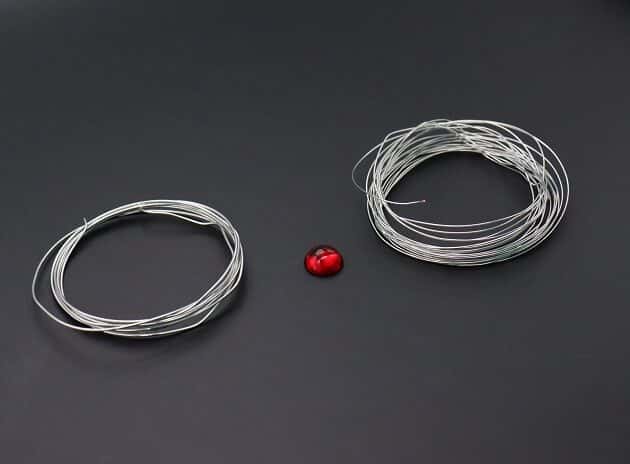 Wire-Wrapping Dainty Round Red Ruby Stone Pendant Tutorial 1