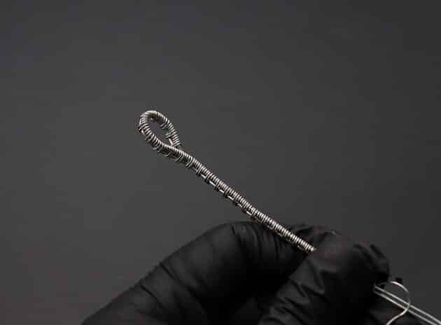 Wire-Wrapping Dainty Round Red Ruby Stone Pendant Tutorial 35