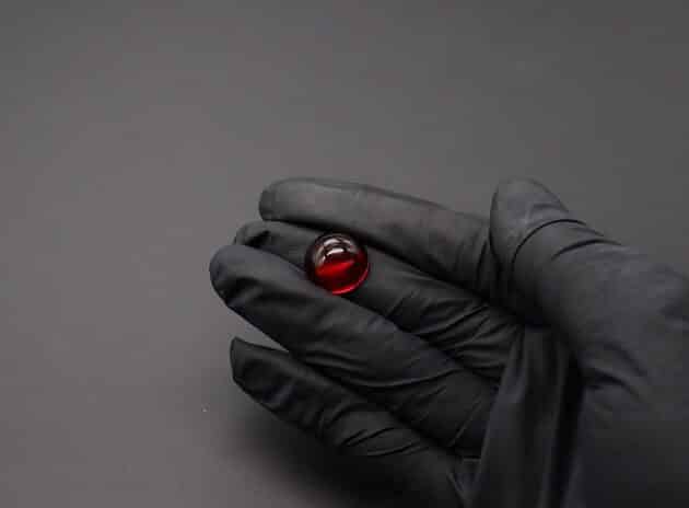 Wire-Wrapping Dainty Round Red Ruby Stone Pendant Tutorial 36