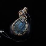 Wire-Wrapping Lavish Heady Teardrop Labradorite Pendant Tutorial 0