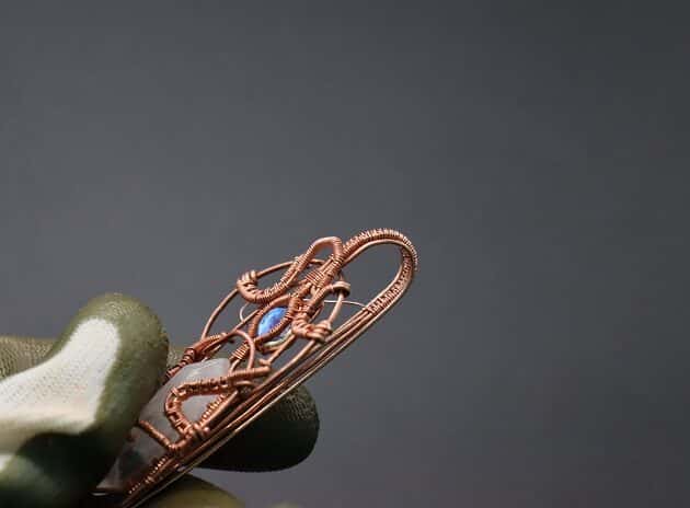 Wire-Wrapping Beautiful Hexagonal Crystal Point Pendant Tutorial 171